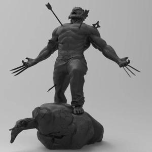 Wolverine Statue