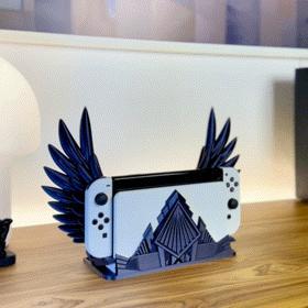 Art Deco Wings Nintendo Switch Dock - OLED and Classic