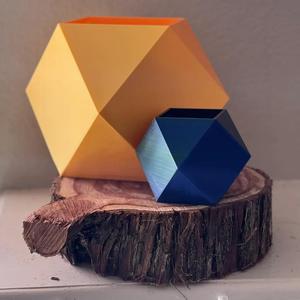 Tetradecahedron Geometric Planters   