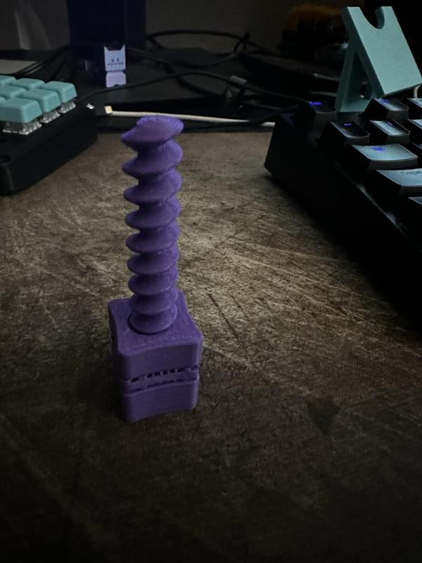 Fidget Screw Print in Place