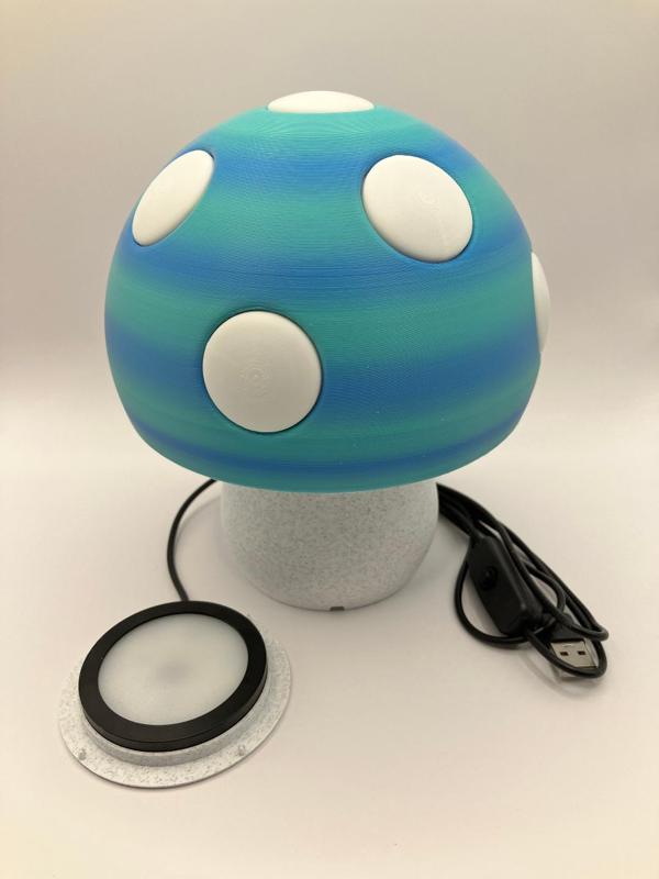 Mushroom Lamp Base for LED Lamp Kit