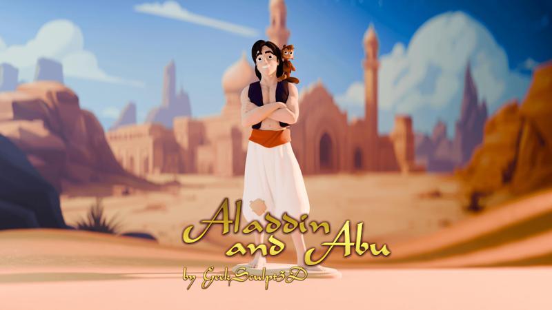 Aladdin and Abu - Adventure Begins