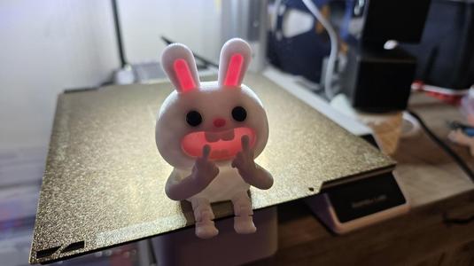 Rebel Articulated Bunny - The Cute Desk Buddy toy