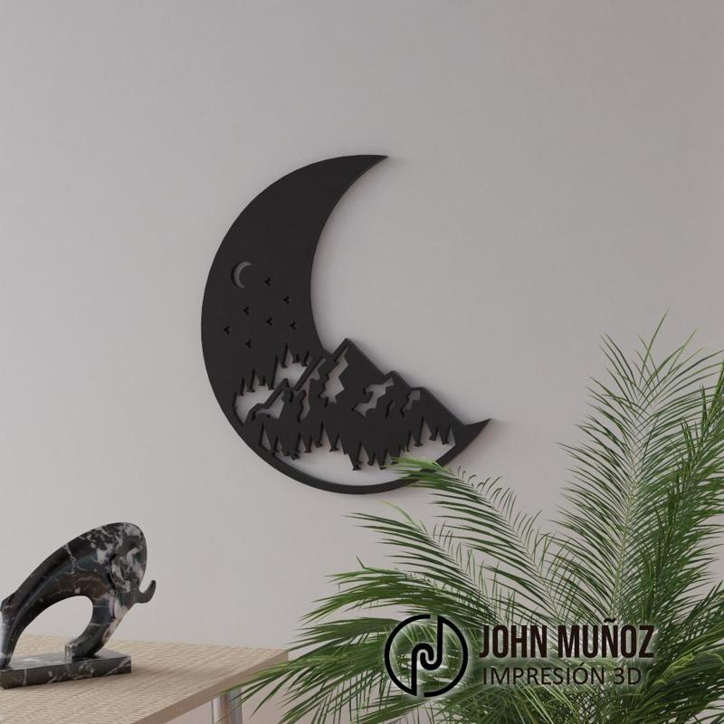 Forest and Moon