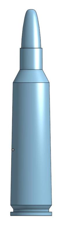 .22-250 Remington Cartridge