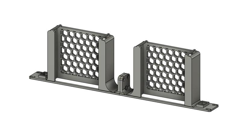 Modular Rack Mount for UniFi UXG Max | UniFi UCG-Ultra | UniFi UCG-Max (19" version)