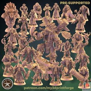 Taurens v2 BUNDLE (25 Unique pre-supported STLs)