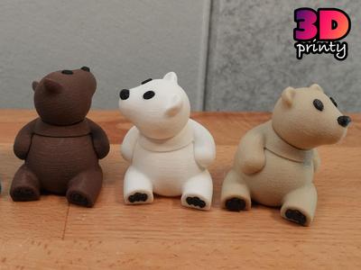 Articulated Bear Cub Fidget