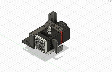 Linear rail mount for h2v2s, btt eddy probe compatible