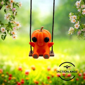 Pumpkin Swing Buddy – Rearview Mirror Accessory Multi Part Model