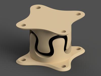 Squash Ball Vibration Isolation Couplers