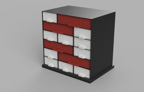 Storage Container with drawers
