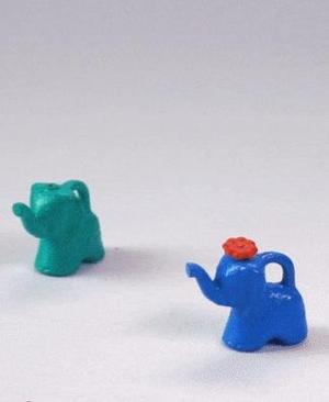 Elephant Watering Can — Vintage Plastic Toy