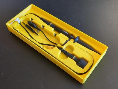 Stackable Gridfinity Holder for Rigol PVP2150 Oscilloscope Probe