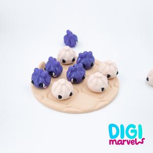 Dim Sum Tic Tac Toe + Keychain + Bamboo Steamer Storage Box