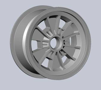 289 FIA Daytona Coupe Model Car Wheels