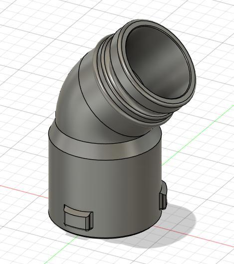 OsVac M32-Adapter für Bosch GKT 18V-52 GC / OsVac M32-Adapter for Boscht GKT 18V-52 GC