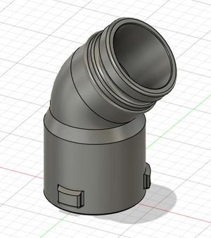 OsVac M32-Adapter für Bosch GKT 18V-52 GC / OsVac M32-Adapter for Boscht GKT 18V-52 GC