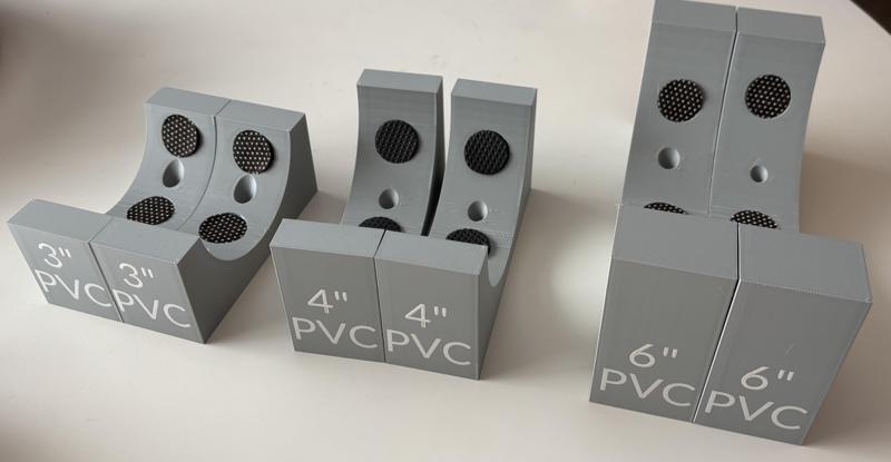 Pipe Jig for 3, 4, or 6 Inch PVC Pipes 