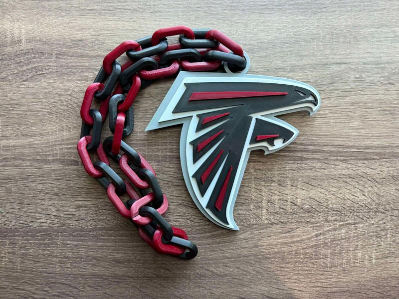 Atlanta Falcons Oversized Necklace, Pendant