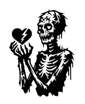 Leather Stamp 85mm Love Zombie