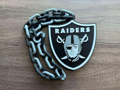 Las Vegas Raiders Oversized Necklace, Pendant