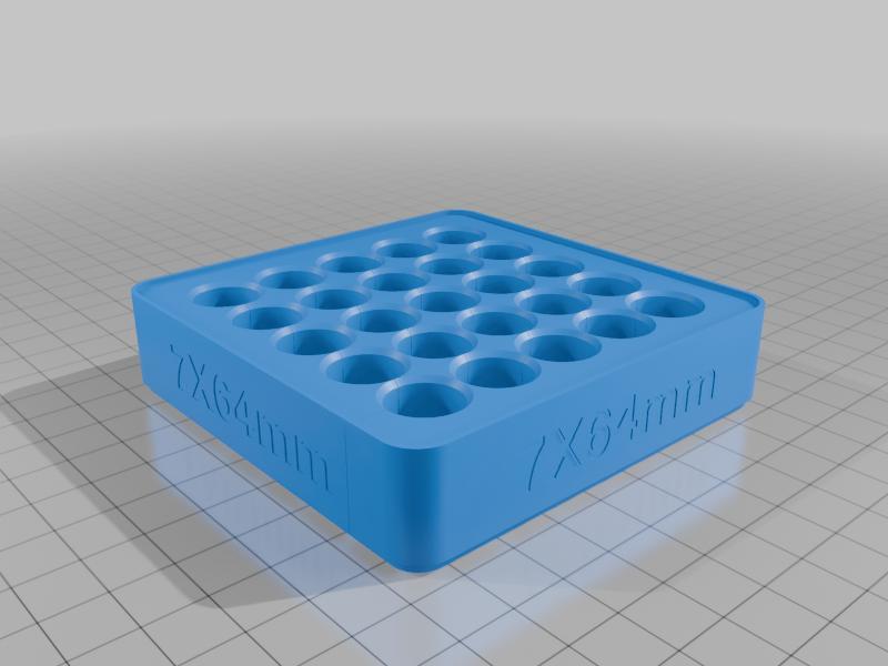 7X64mm Vase Mode Stacking Loading Block