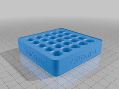 7X64mm Vase Mode Stacking Loading Block