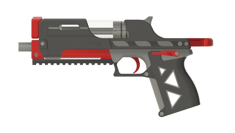 Cosmetic parts for Danspistol by Orion Blasters