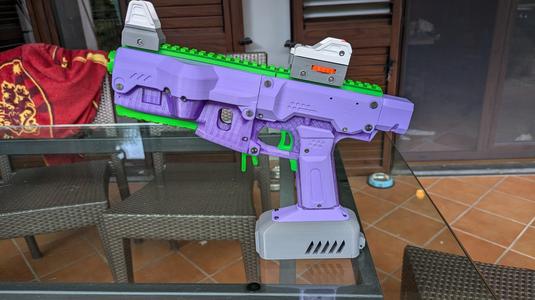 Power Tool Style Batterybox for the Protean Foam Blaster