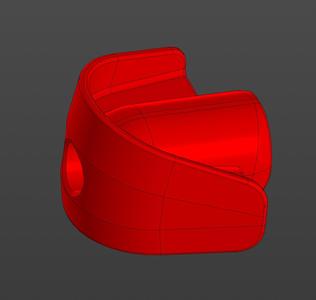Breathable silicone gag (mold)