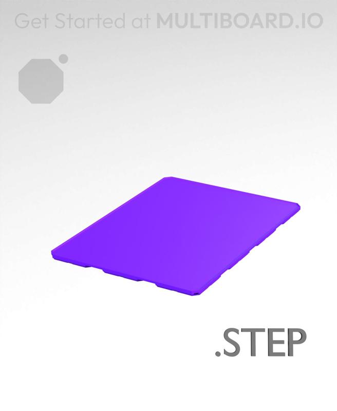 3x4x0·25 - Multibin Insert - STEP Remixing File