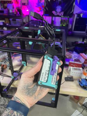 Voron DIN Rail SSD Mount