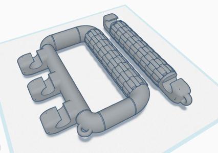 Grocery bags holder set ( three versions )