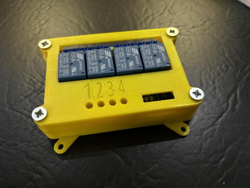 Case for SunFounder Lab 4 Relay Module 5V 4 Channels Relay Module