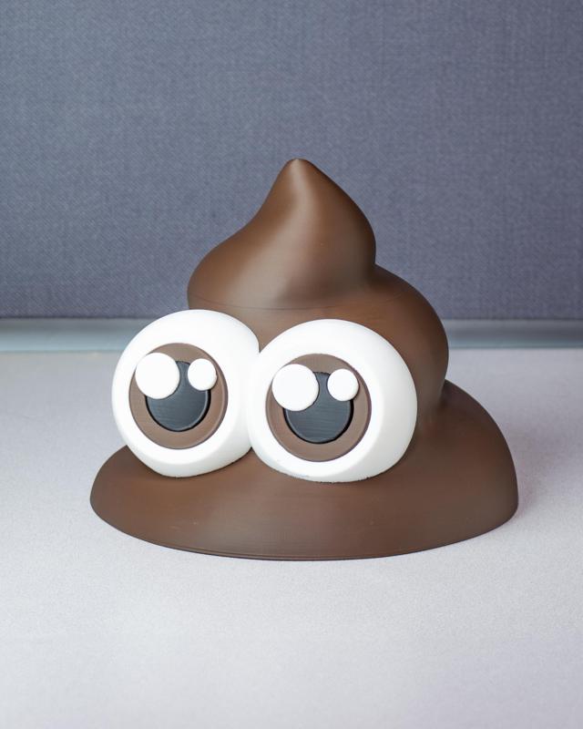 Poop Container - Container in the shape of a poop emoji