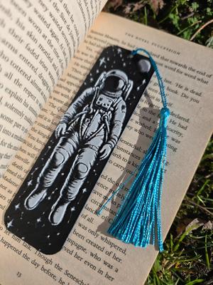 Astronaut 3D Printed Bookmark – HueForge Multi-Color Design