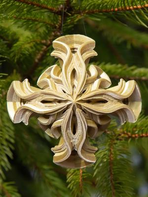Star Christmas Tree Ornament v2