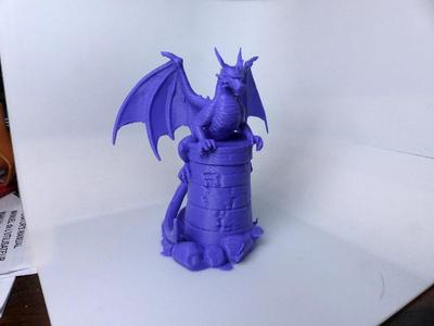 Dragon on a Tower II   