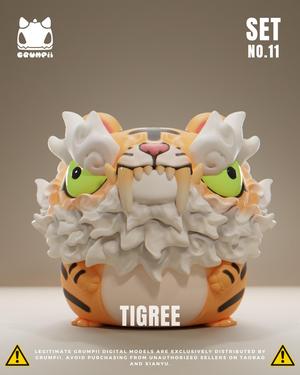 Grumpii 3D Printable Art Toy - Chubbii Series - Set 11