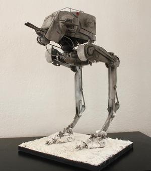 Empire Strikes Back AT-ST 3D printable STUDIO SCALE 3D print model