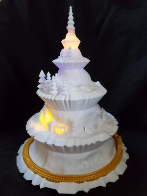 Gift for Free 2020 Christmas Tree Village