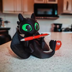 Toothless Pen Holder ( Support FREE )