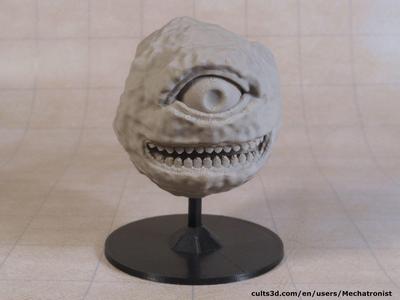 Eye Monger Miniature Asteroid Beholder Monster from DnD Spelljammer