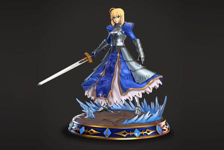 Saber From Fate Stay Night Unlimited Bladeworks