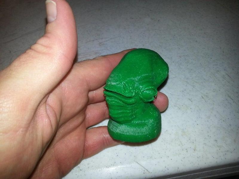 Admiral Ackbar Sliced to Print Supportless