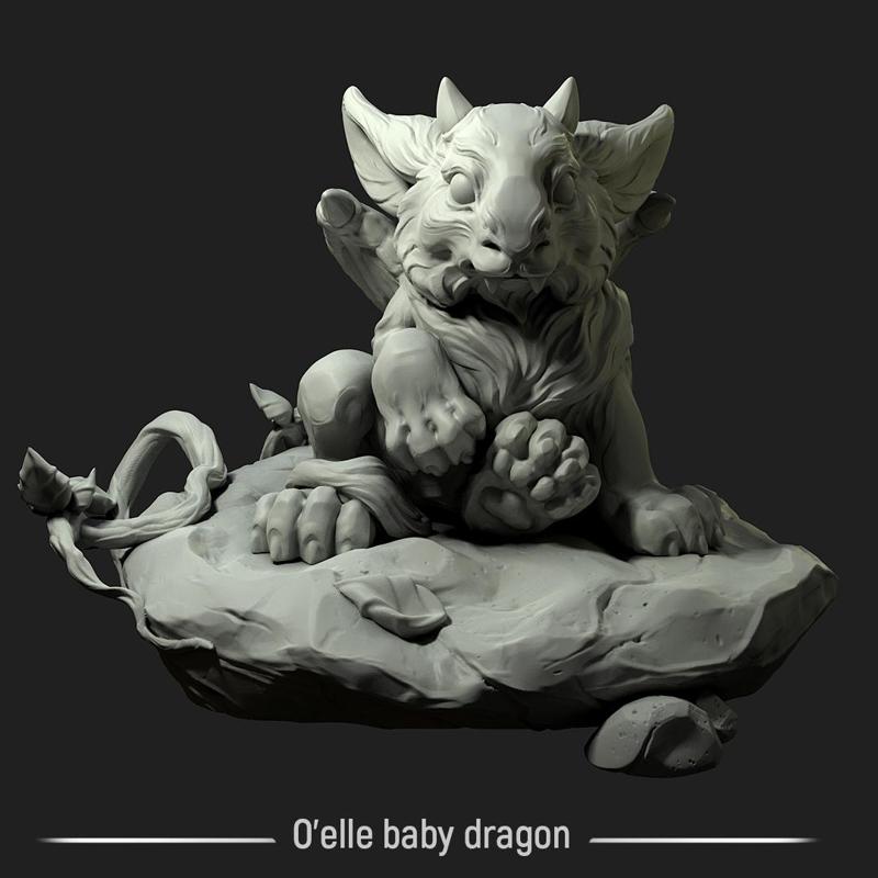 O'elle baby dragon pre-supported