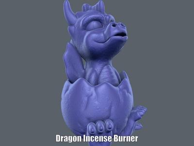 Dragon Incense Burner (Easy print no support)