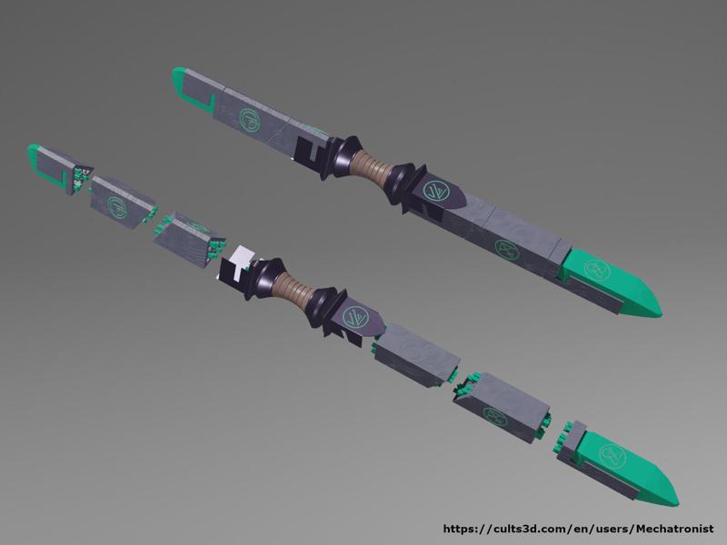 Rod of Seven Parts Cosplay Prop from Vecna: Eve of Ruin DnD Adventure