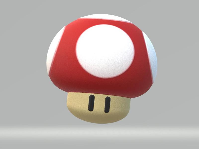 Super Mario Mushroom Keychain